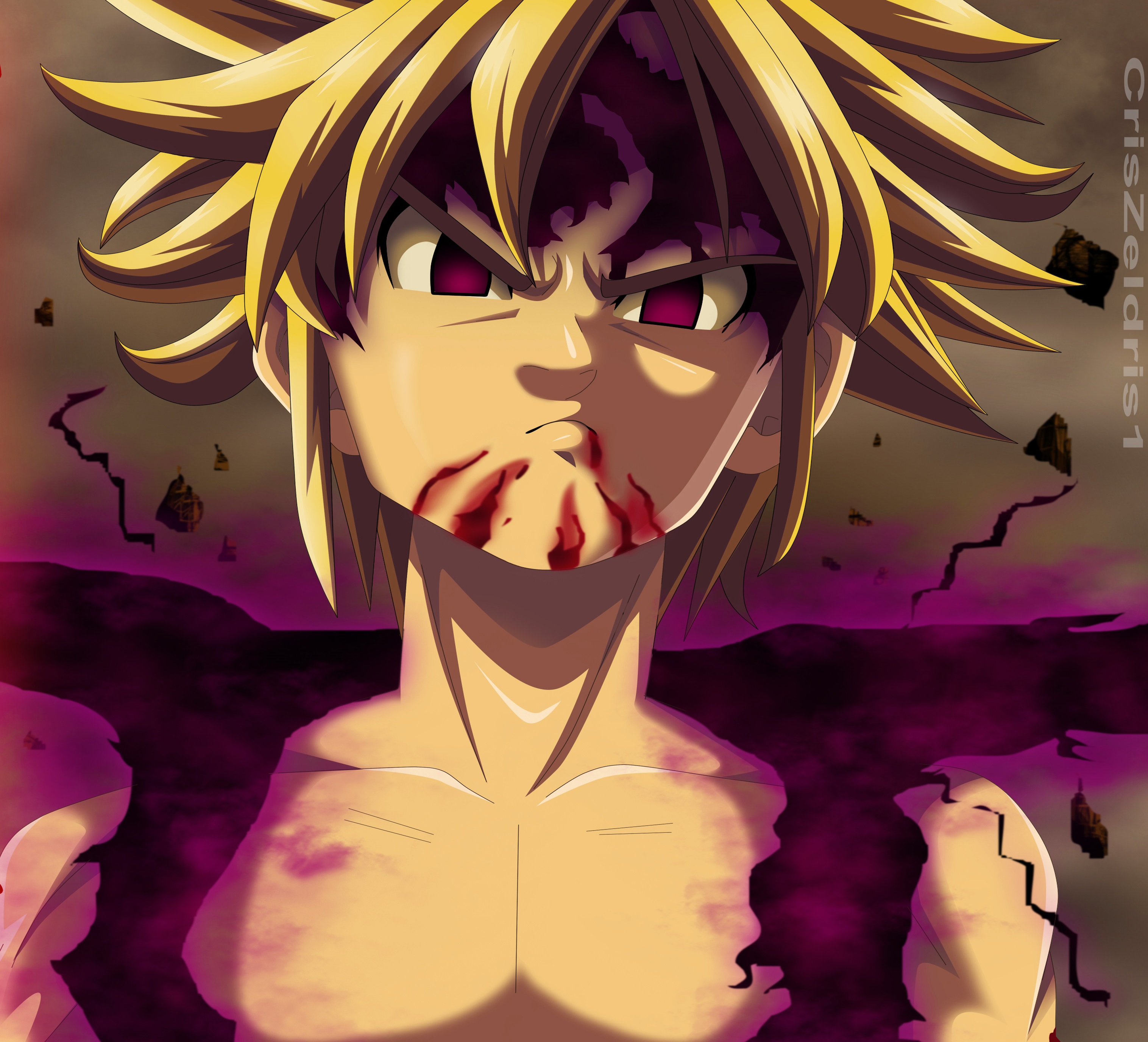 Meliodas From Demon The Seven Deadly Sins Wallpapers