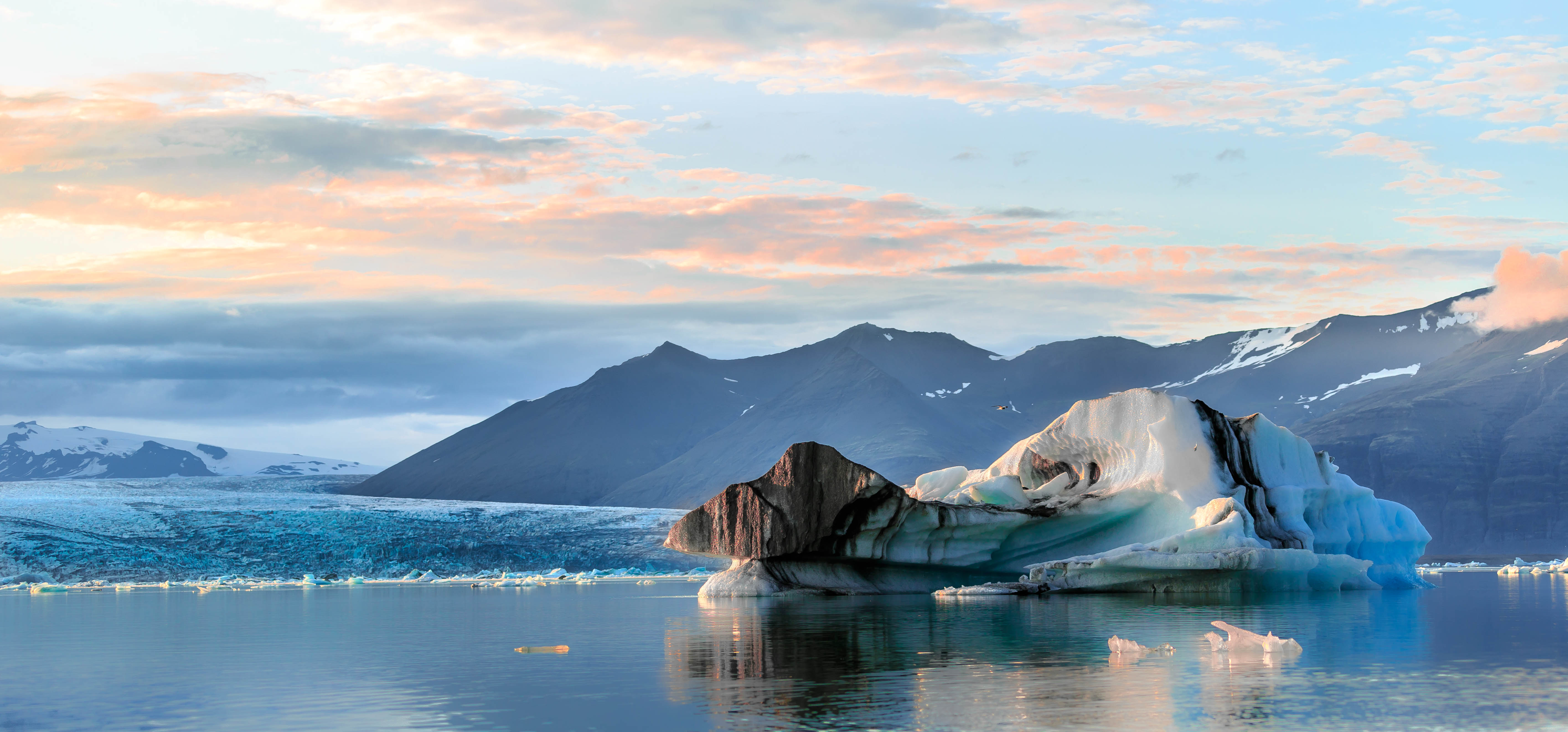 Melting July Blue Cool Ocean Sunet Wallpapers