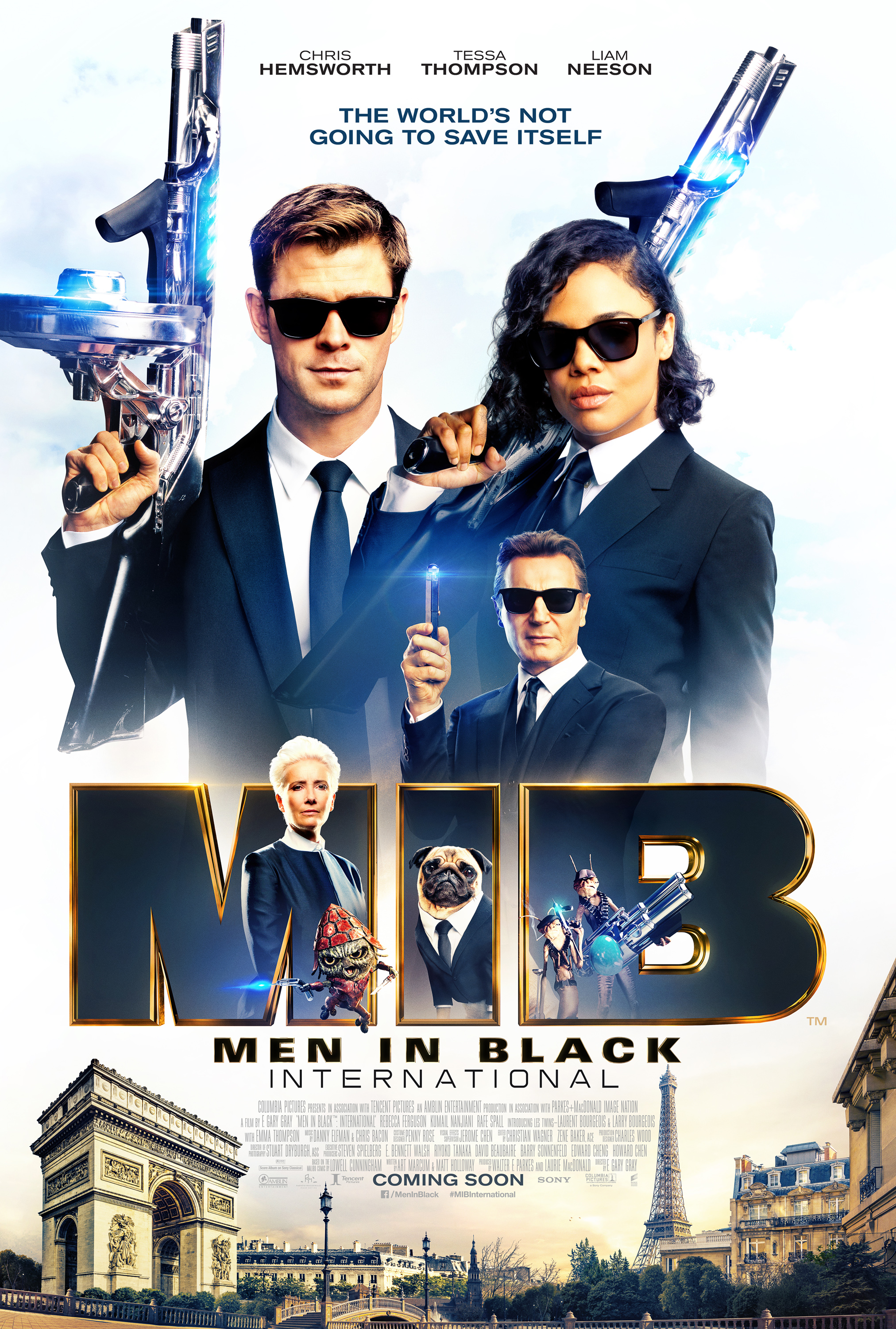 Men In Black 4 Chris Hemsworth And Tessa Thompson Wallpapers