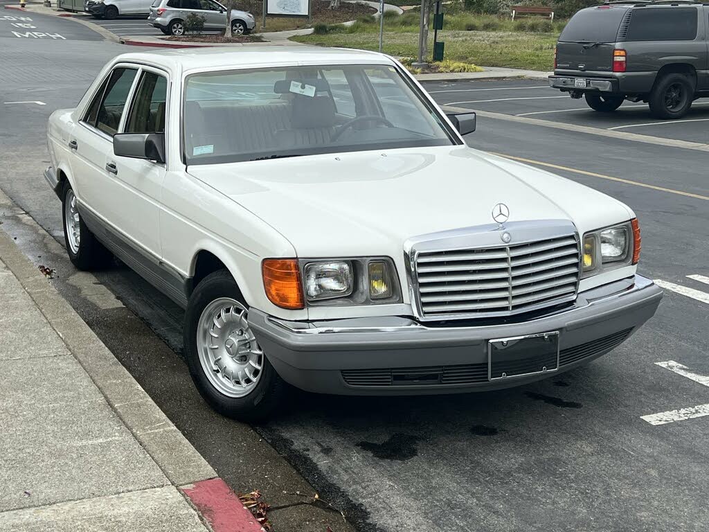 Mercedes-Benz Retro 1980-85 500 Sel Blue Wallpapers