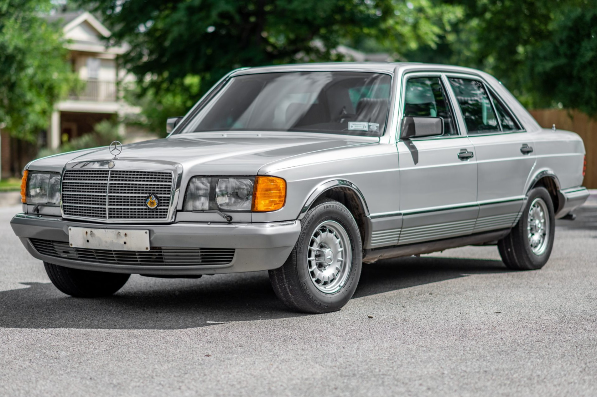 Mercedes-Benz Retro 1980-85 500 Sel Blue Wallpapers