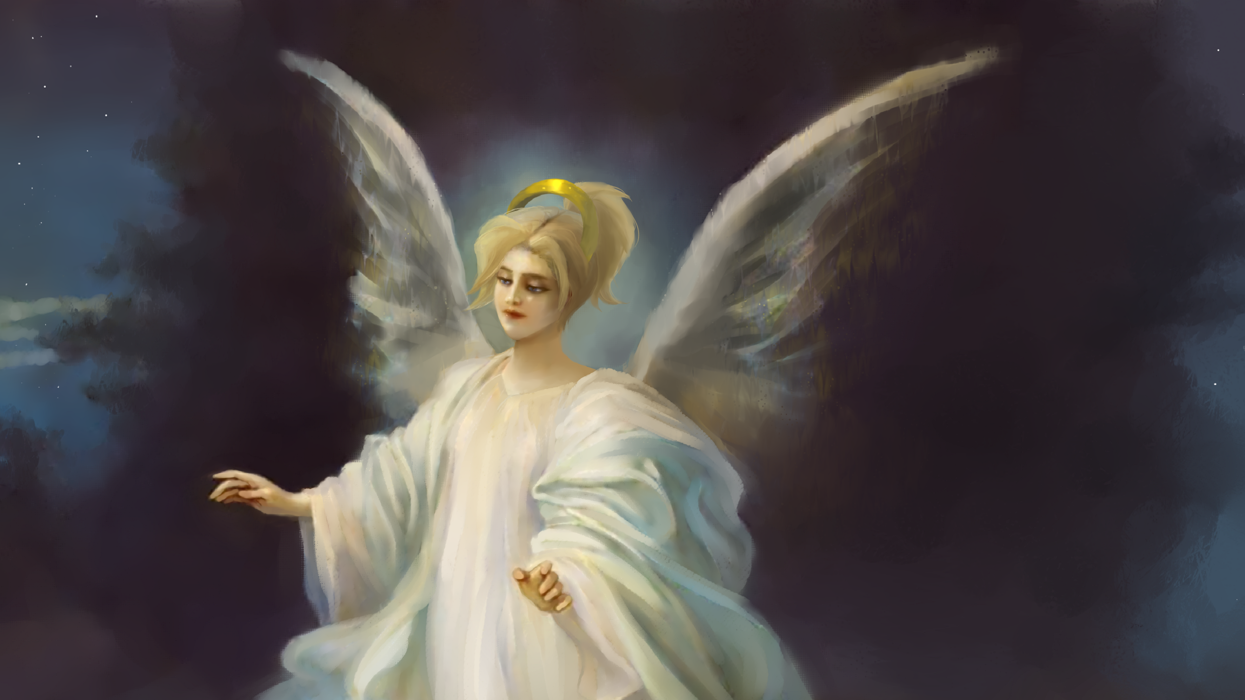 Mercy Angel Overwatch Wallpapers