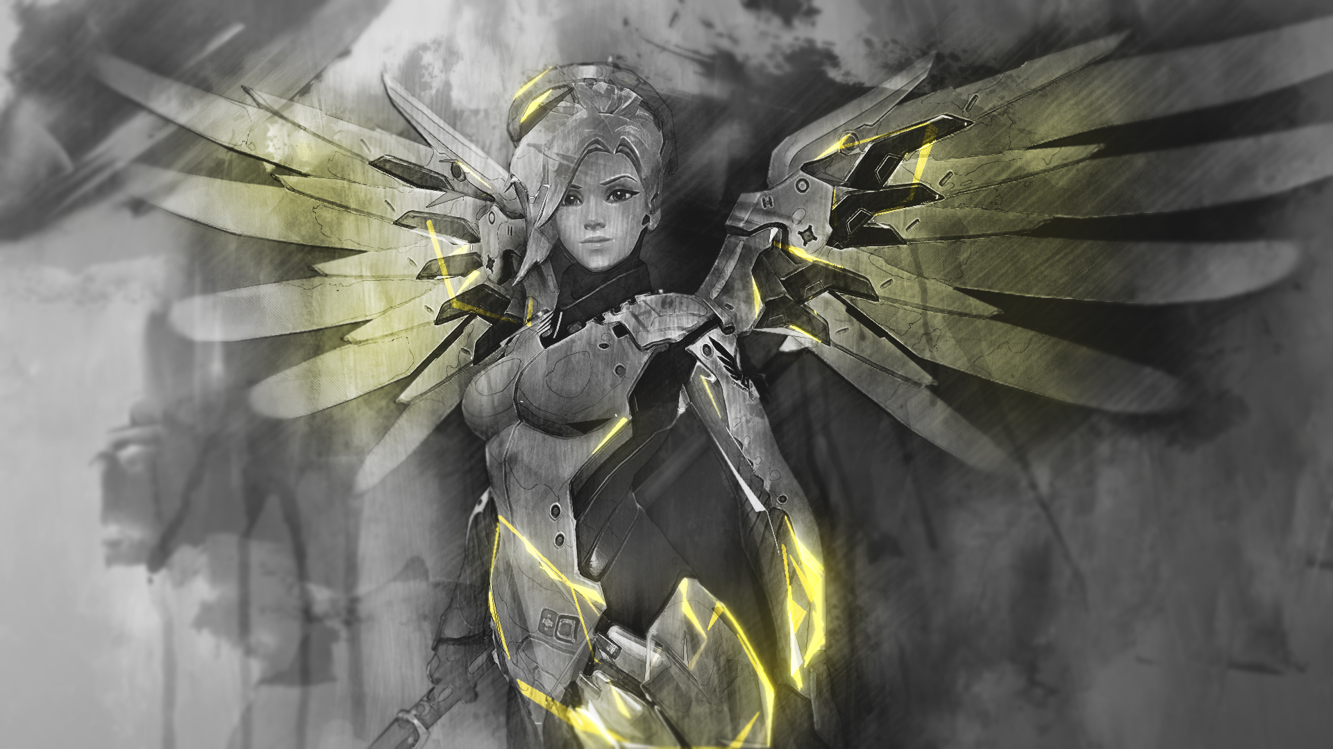 Mercy Angel Overwatch Wallpapers