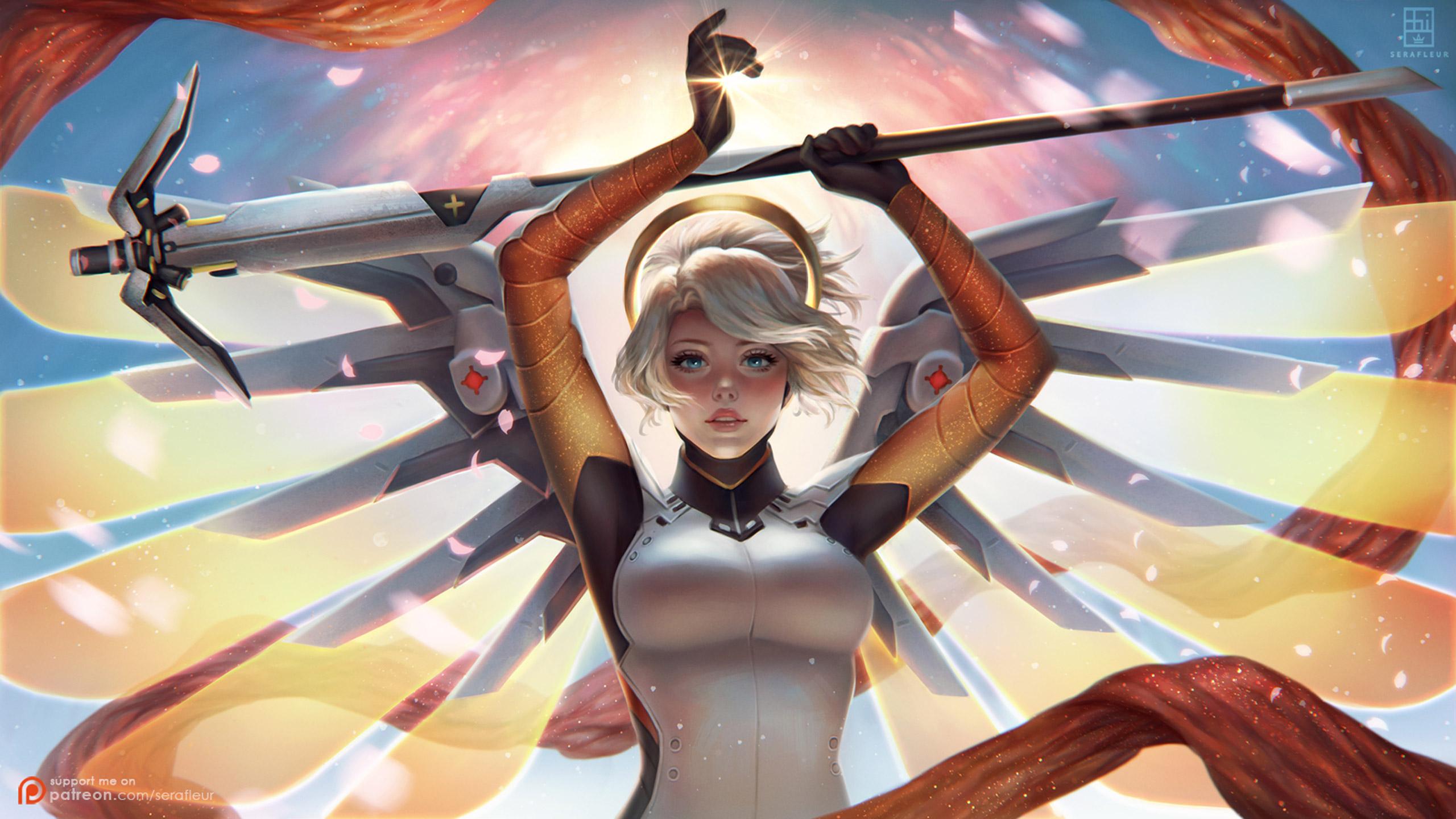 Mercy Overwatch Phone Wallpapers