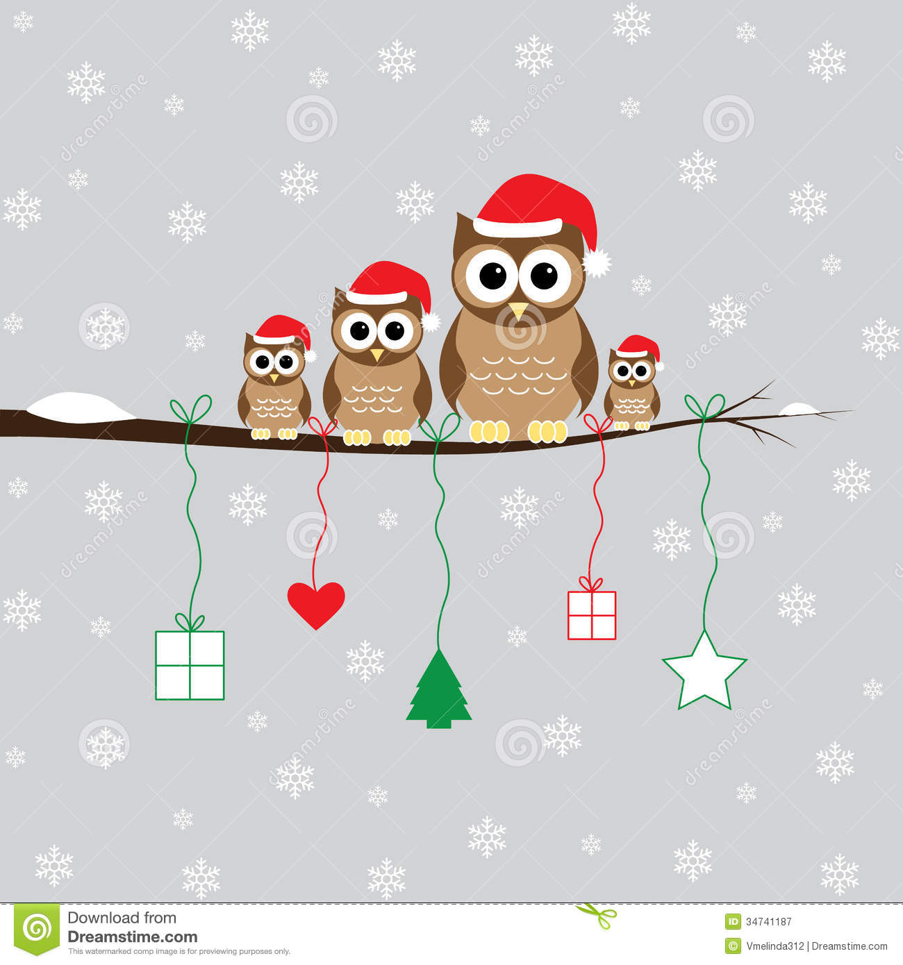 Merry Christmas Owl Images Wallpapers