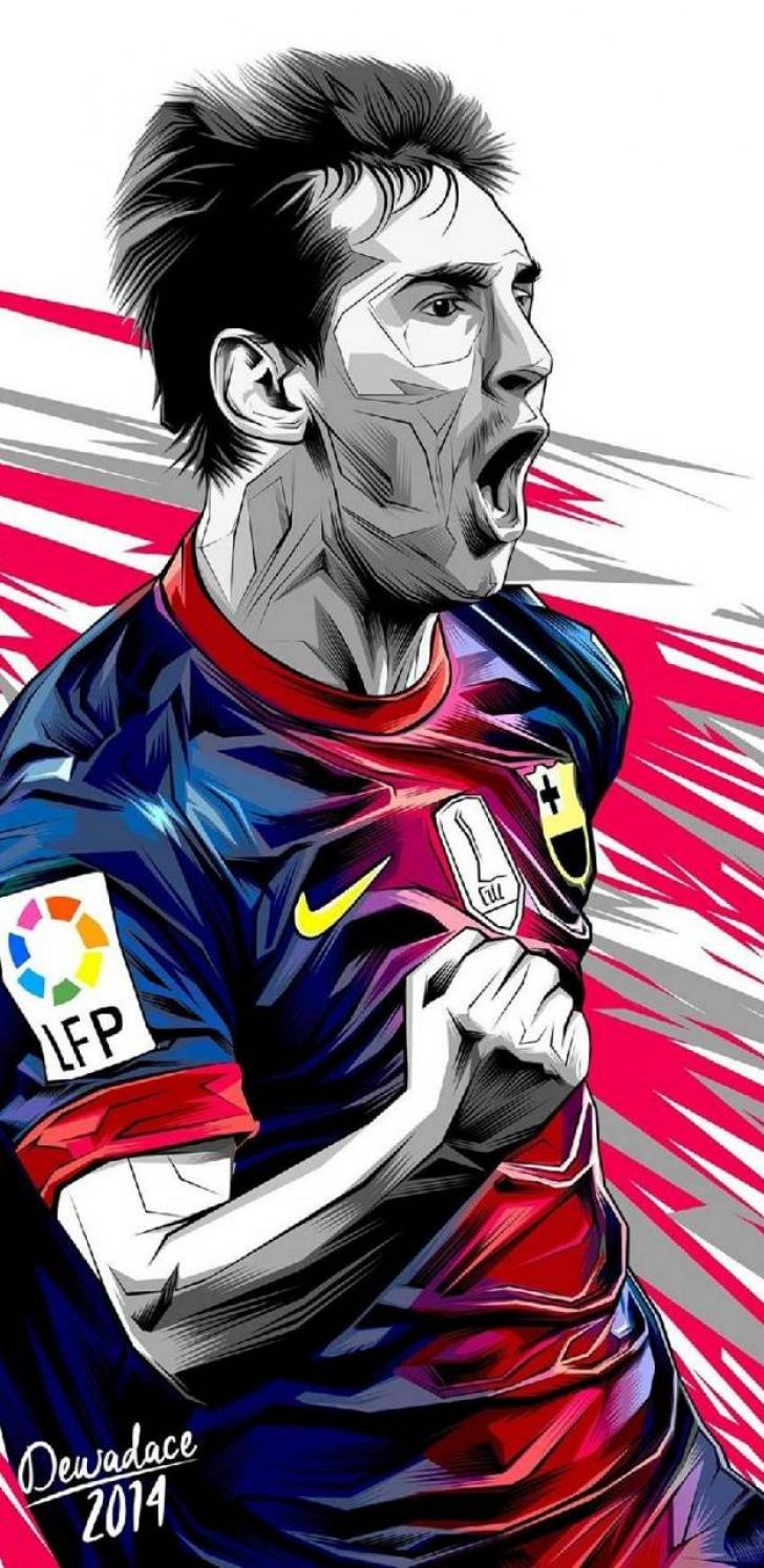 Messi Cartoon Wallpapers