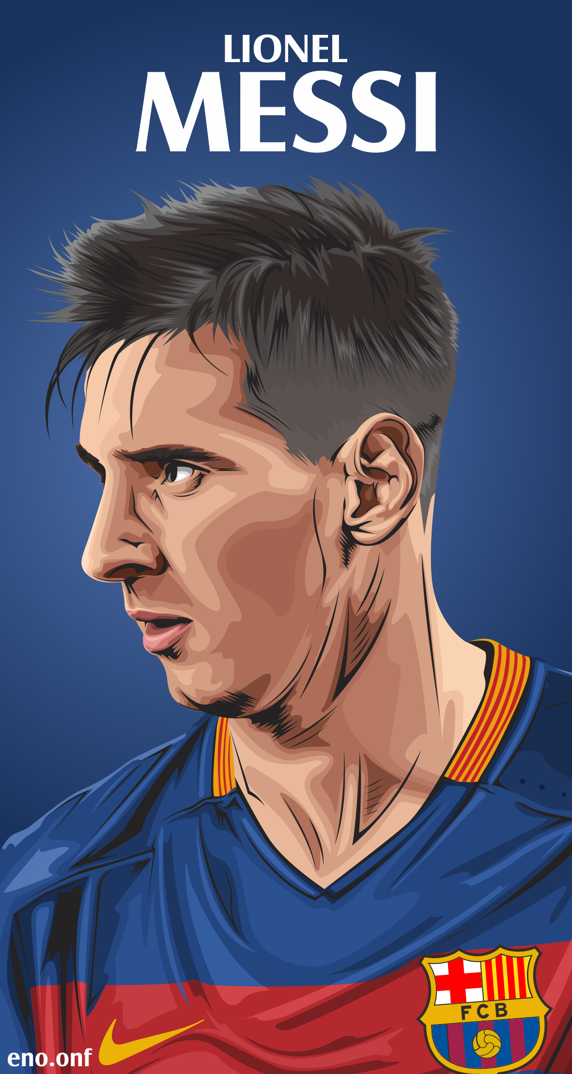 Messi Cartoon Wallpapers