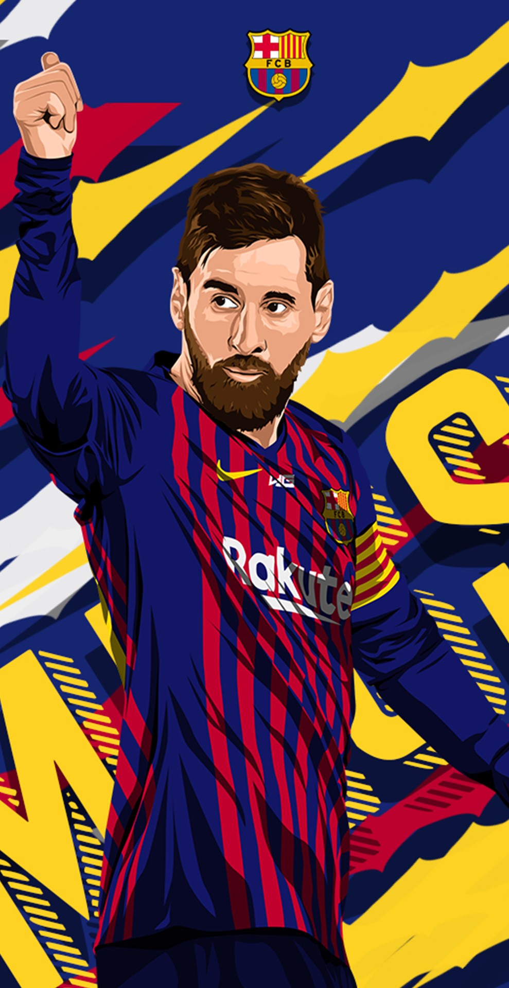 Messi Cartoon Wallpapers