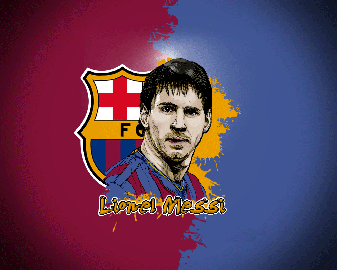 Messi Cartoon Wallpapers