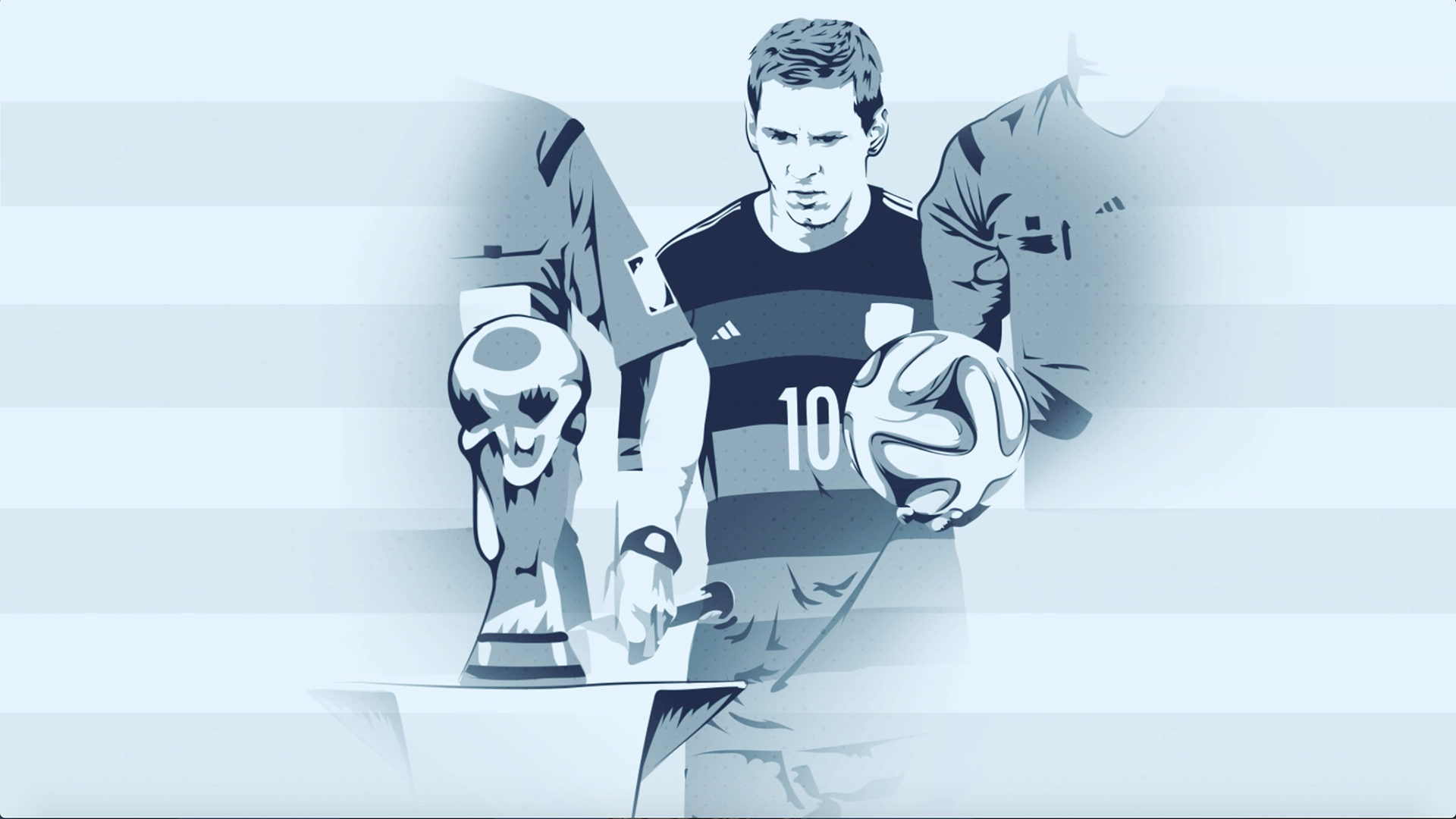 Messi Cartoon Wallpapers