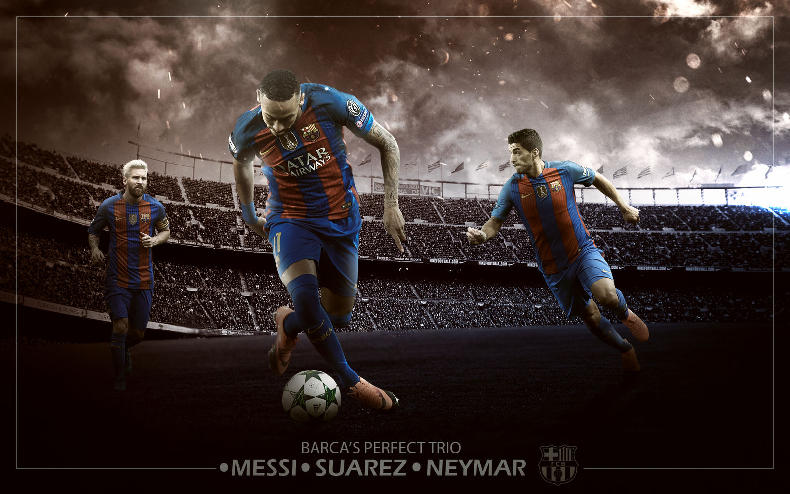 Messi Suarez Neymar Wallpapers