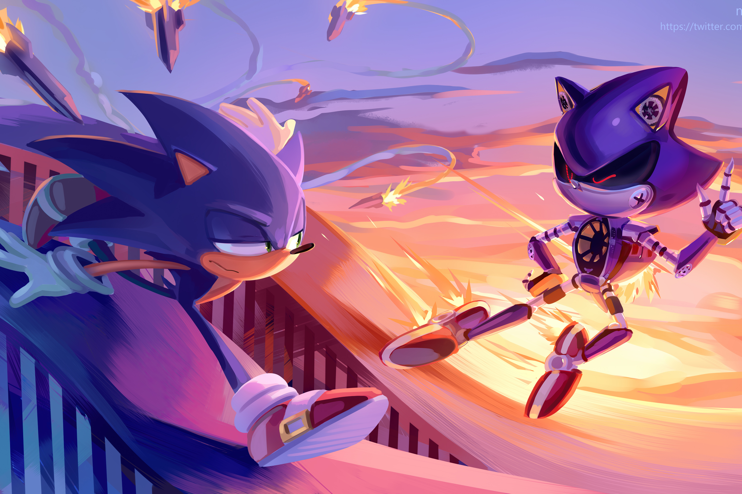 Metal Sonic Art Wallpapers