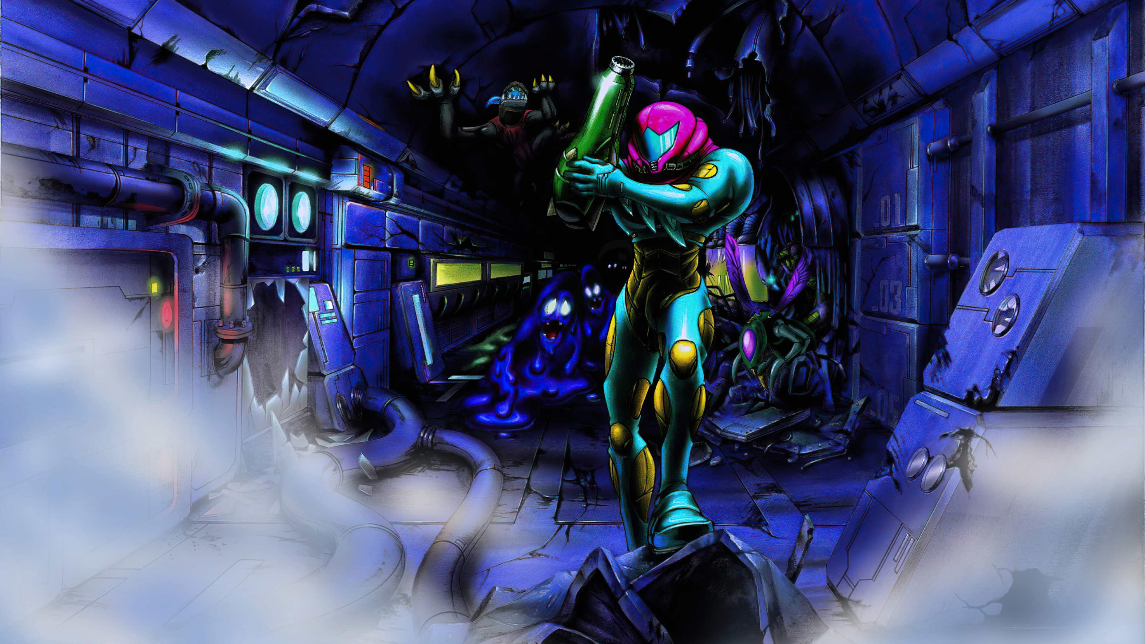 Metroid Backgrounds