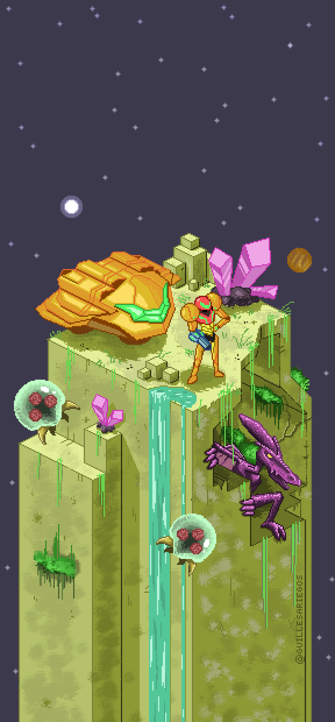 Metroid Backgrounds