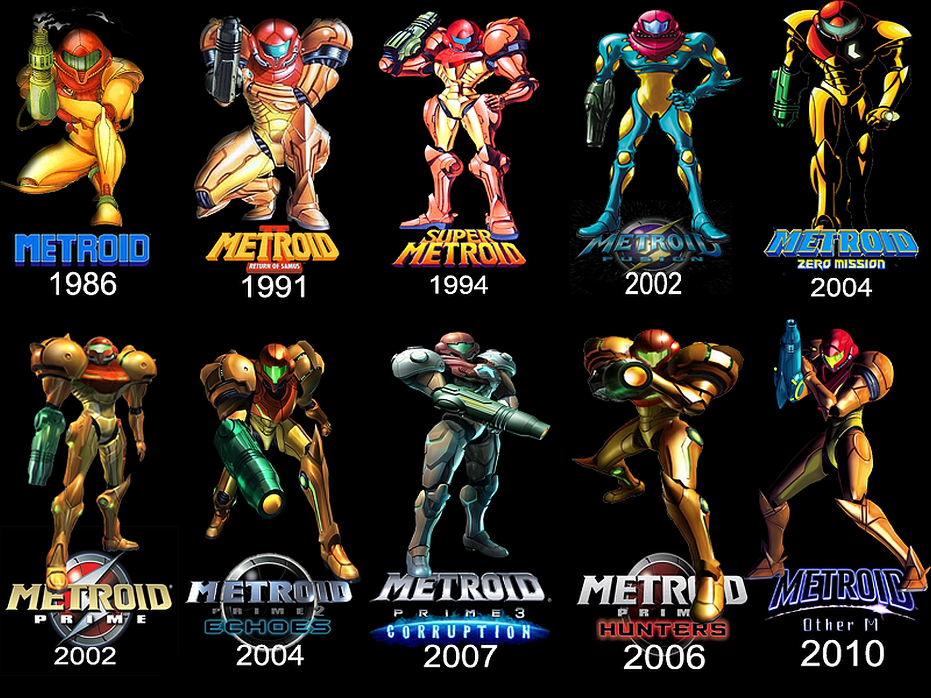 Metroid Desktop Wallpapers