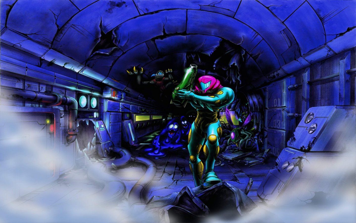 Metroid Desktop Wallpapers