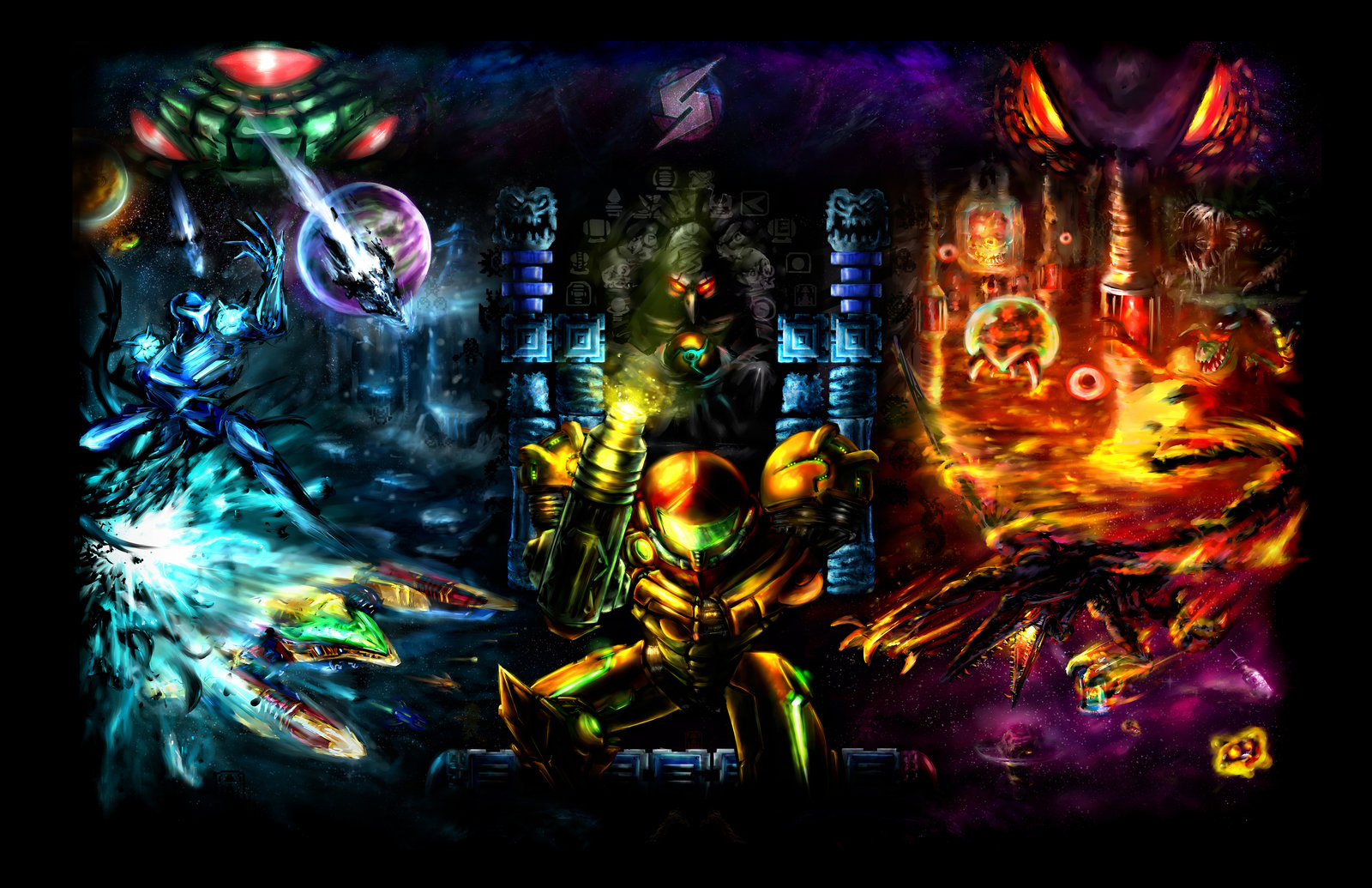 Metroid Prime Hunters Wallpapers