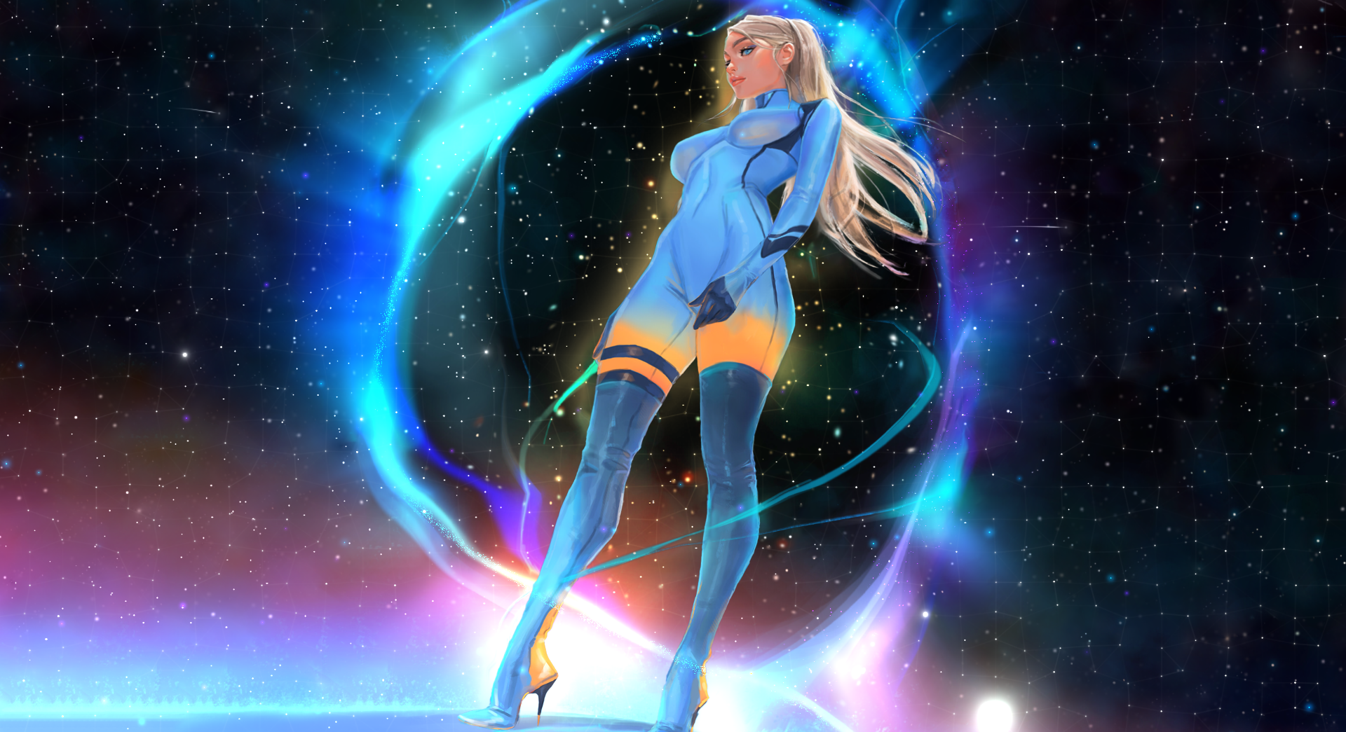 Metroid Samus Aran Zero Suit Wallpapers