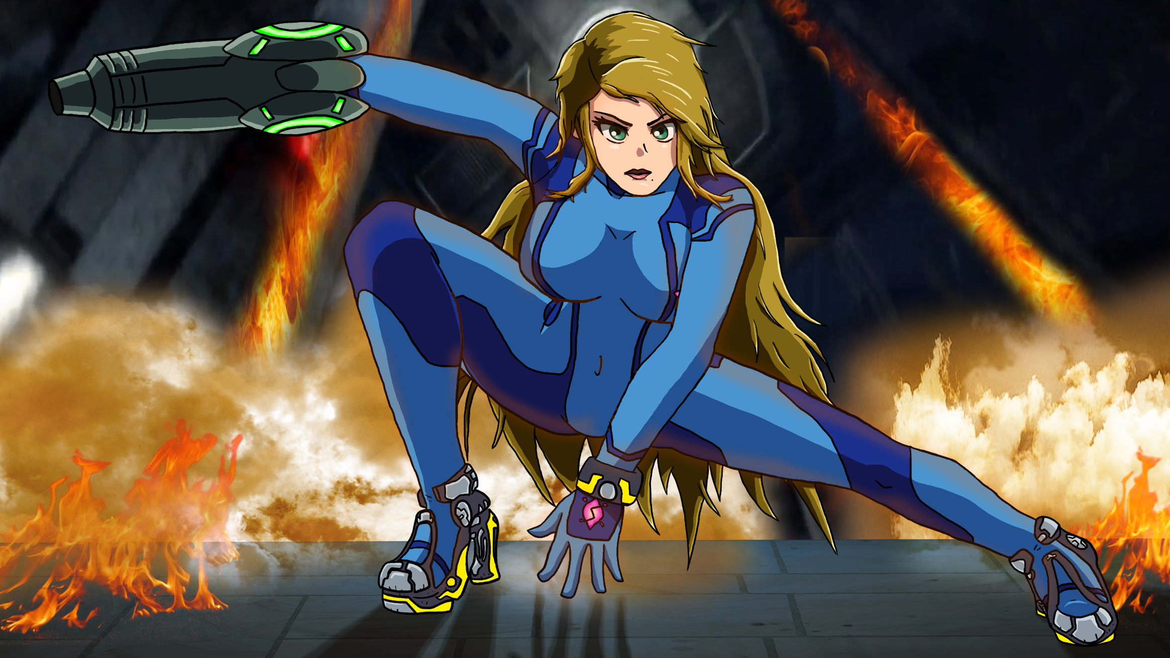 Metroid Samus Aran Zero Suit Wallpapers