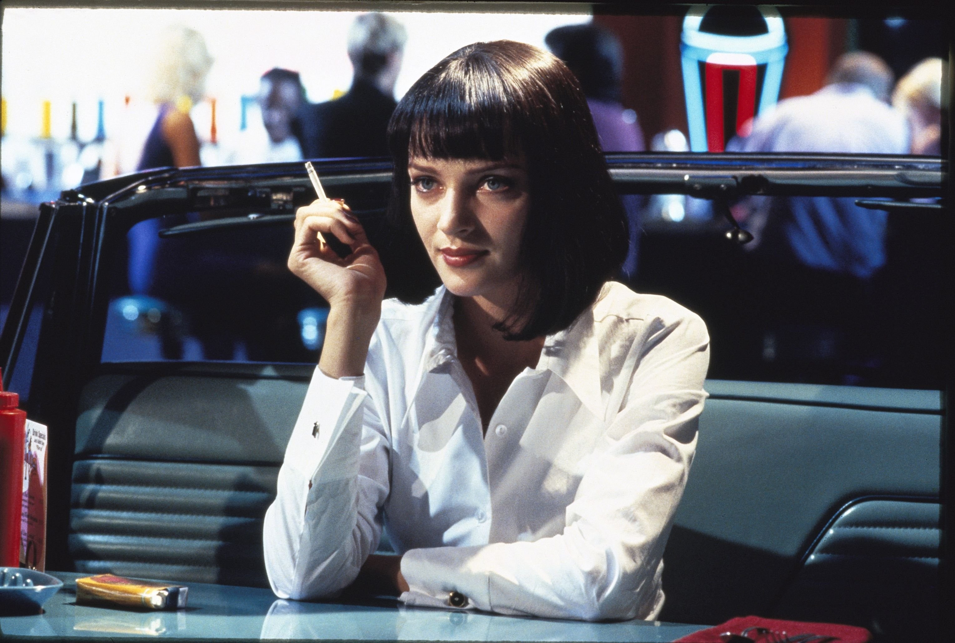 Mia Wallace Pulp Fiction Movie Artwork Wallpapers