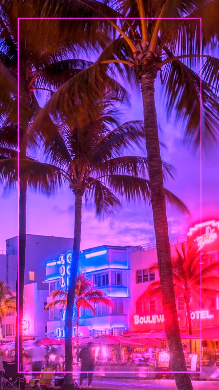 Miami Neon Wallpapers