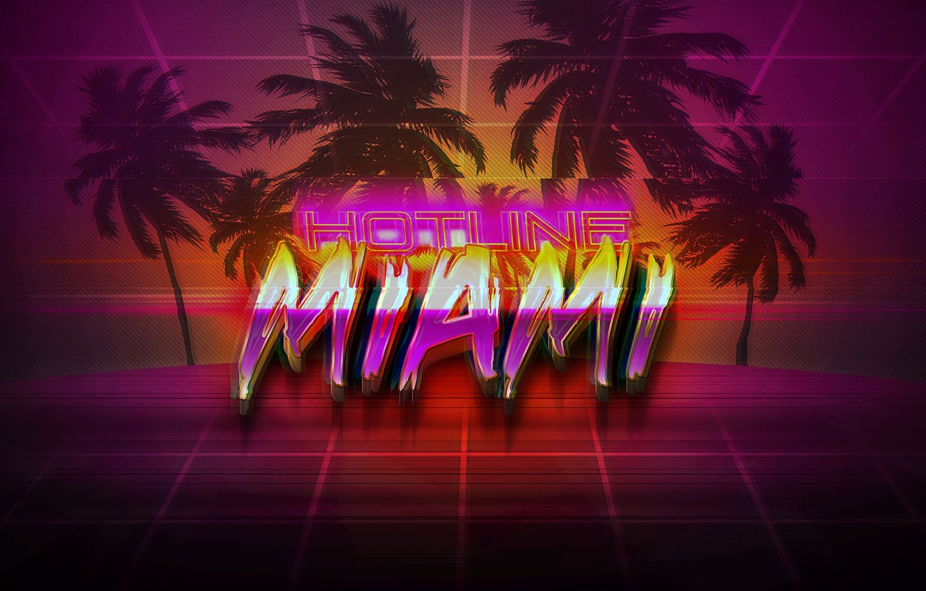 Miami Neon Wallpapers