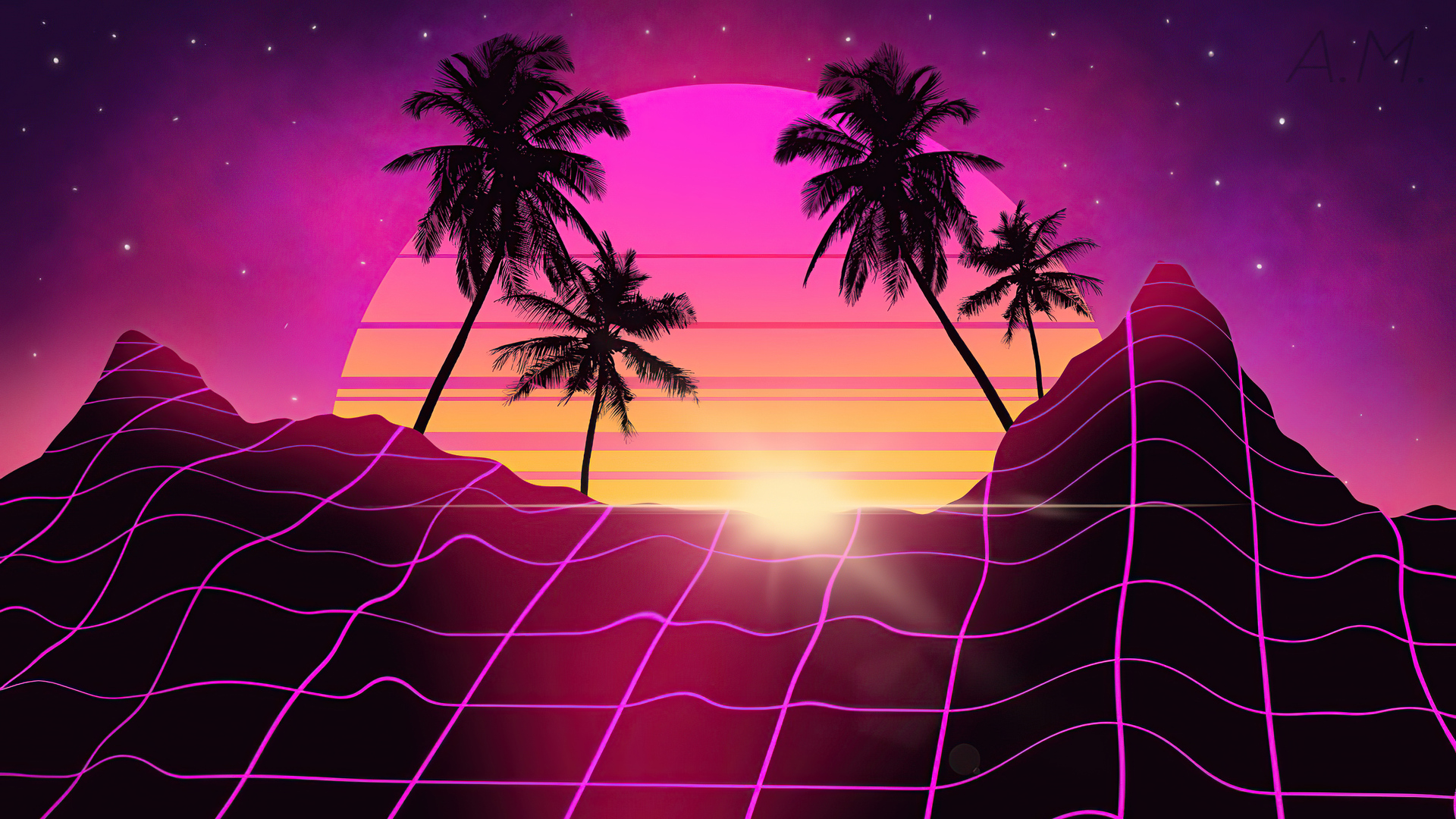 Miami Neon Wallpapers