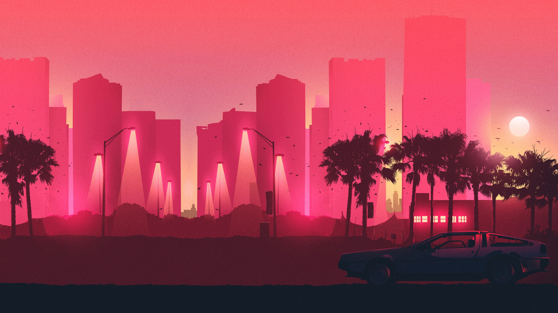 Miami Neon Wallpapers