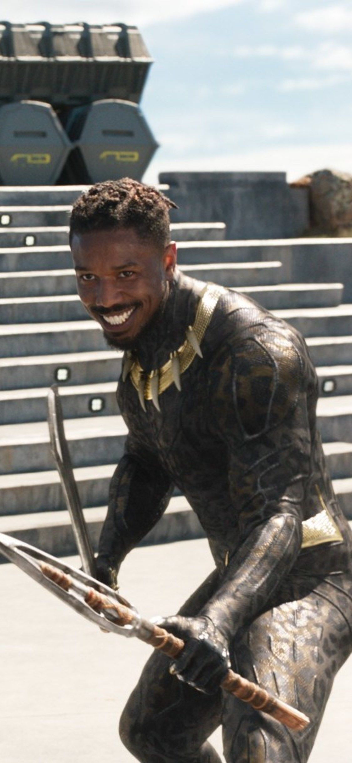 Michael B Jordan As Erik Killmonger In Black Panther 2018 Wallpapers