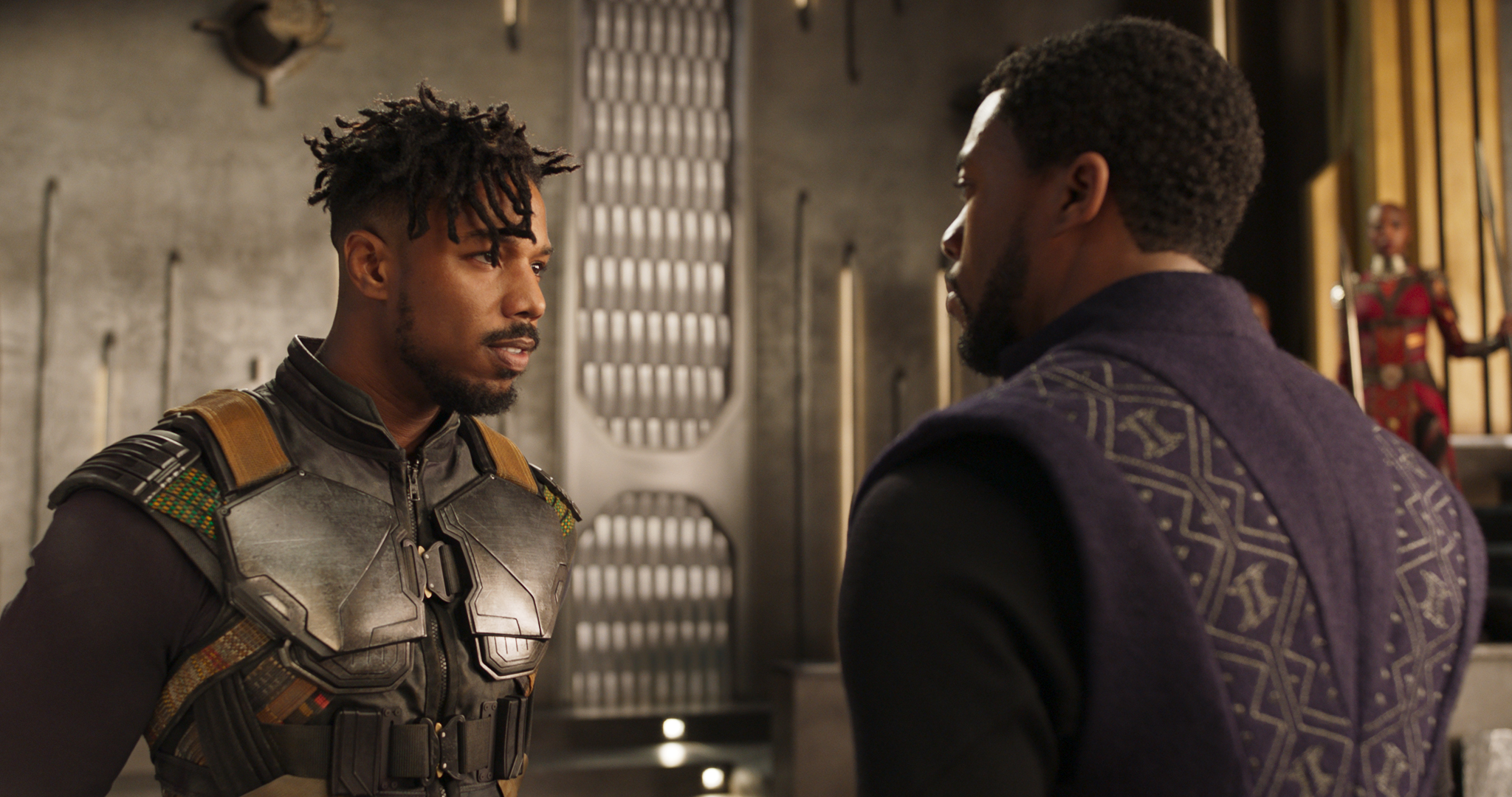 Michael B Jordan As Erik Killmonger In Black Panther 2018 Wallpapers