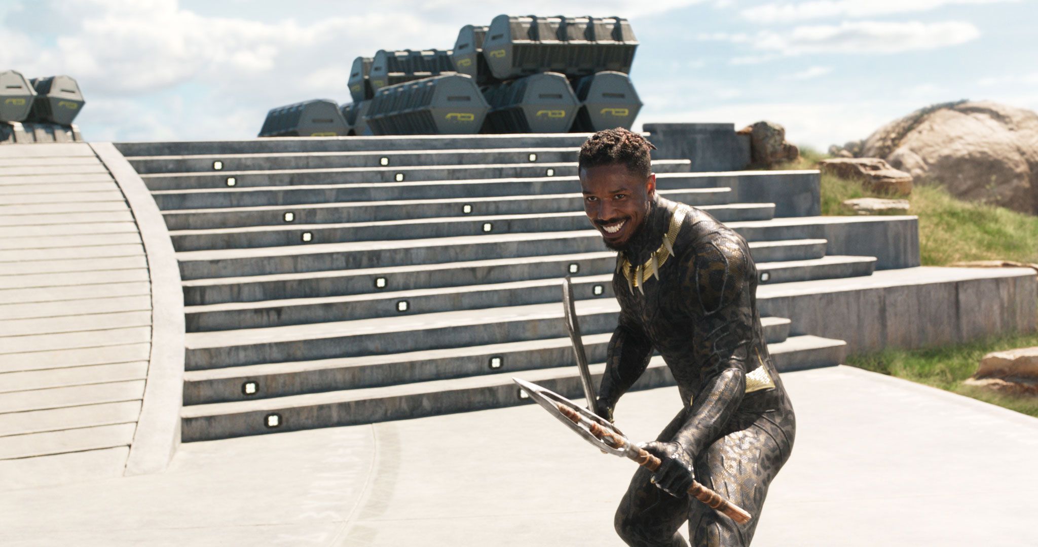 Michael B Jordan As Erik Killmonger In Black Panther 2018 Wallpapers