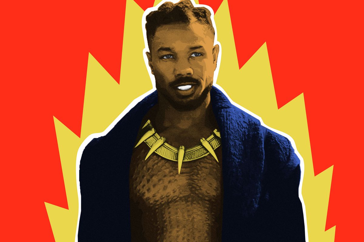 Michael B Jordan As Erik Killmonger In Black Panther 2018 Wallpapers