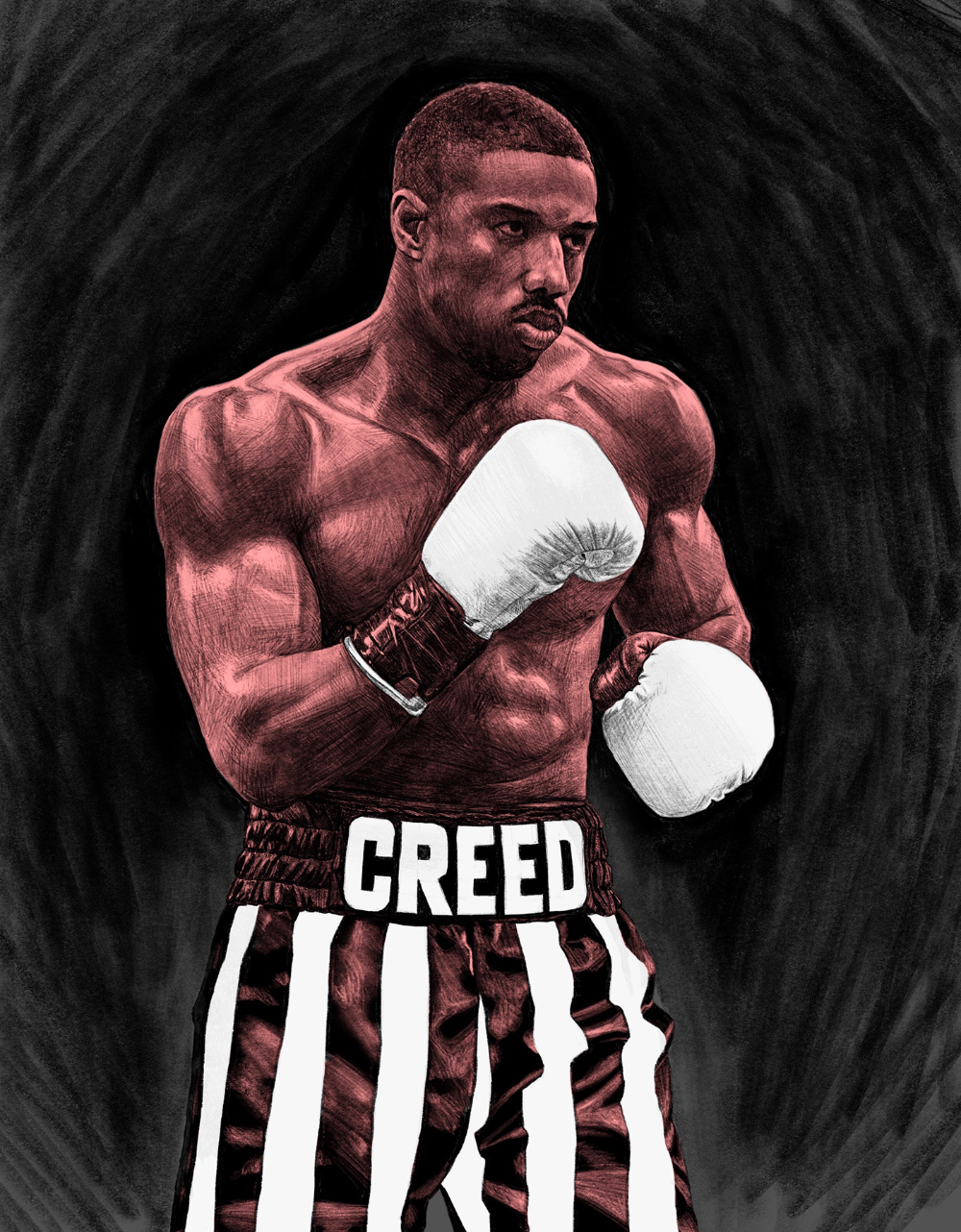 Michael B. Jordan Creed 2 Movie Poster Wallpapers