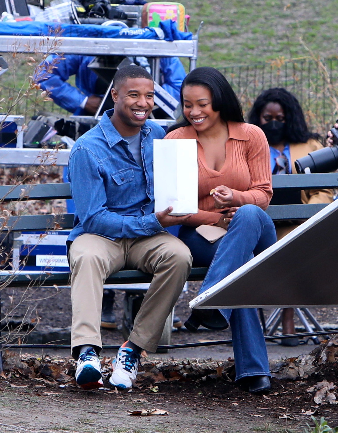 Michael Jordan And Chante Adams In A Journal For Jordan Wallpapers