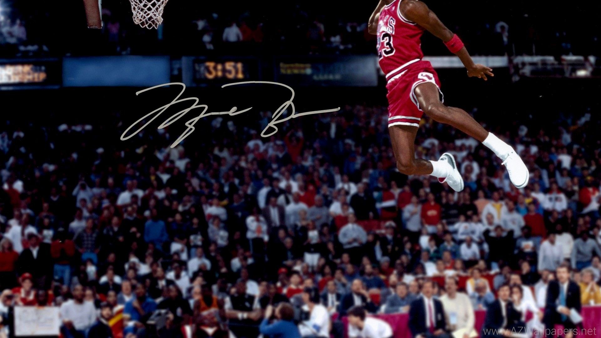 Michael Jordan Free Throw Dunk Wallpapers