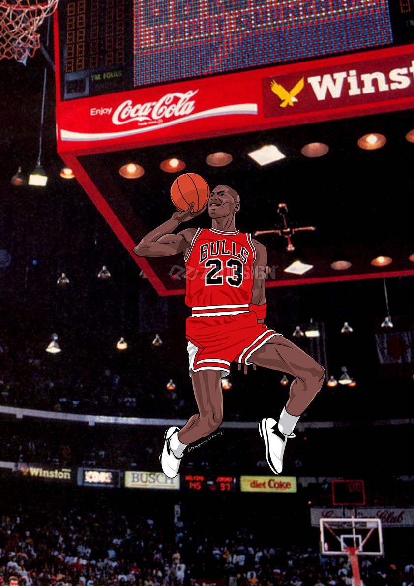 Michael Jordan Free Throw Dunk Wallpapers