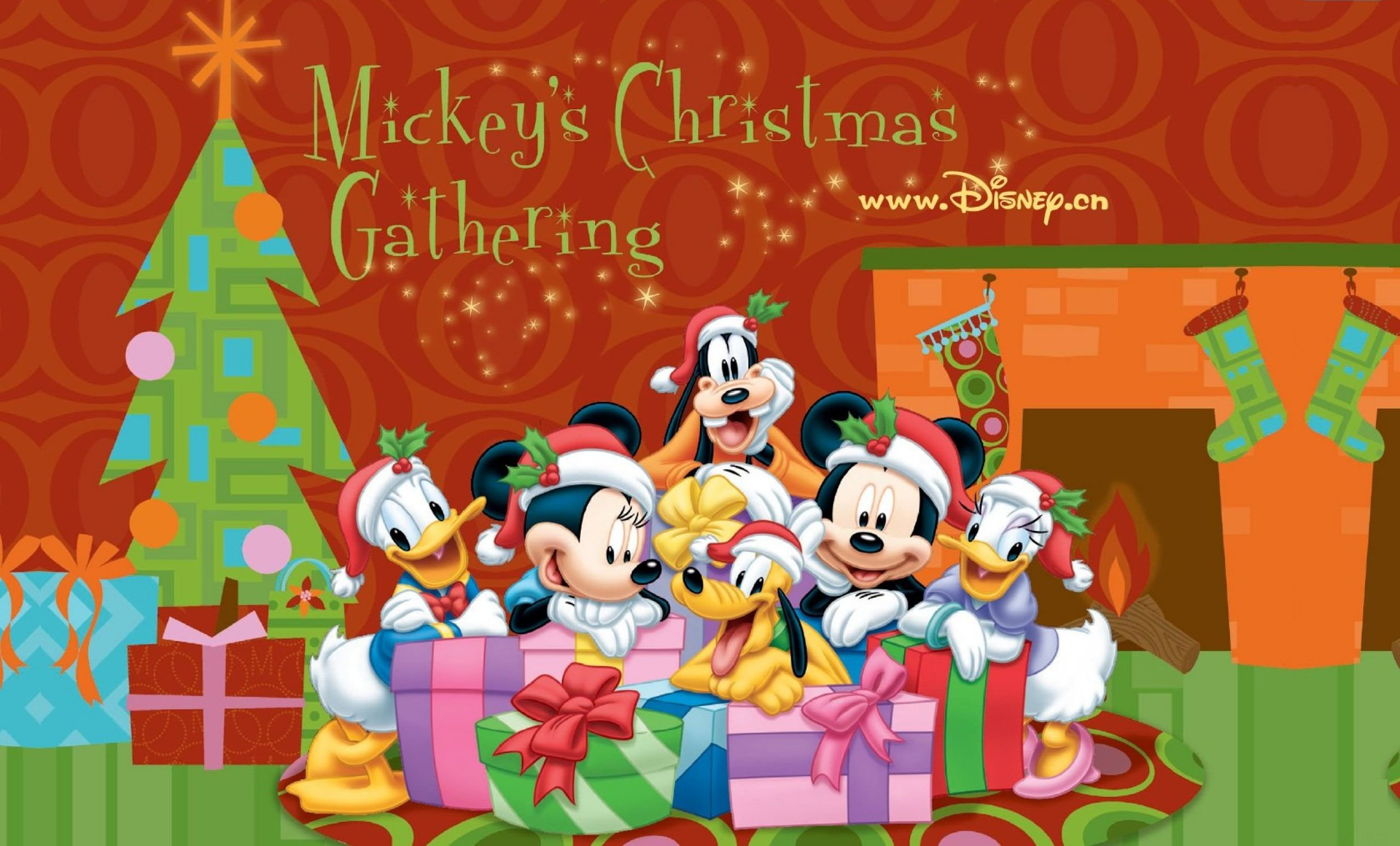 Mickey And Minnie Christmas Wallpapers