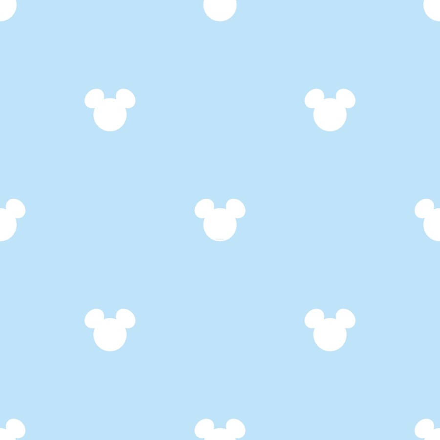 Mickey Mouse Blue Background