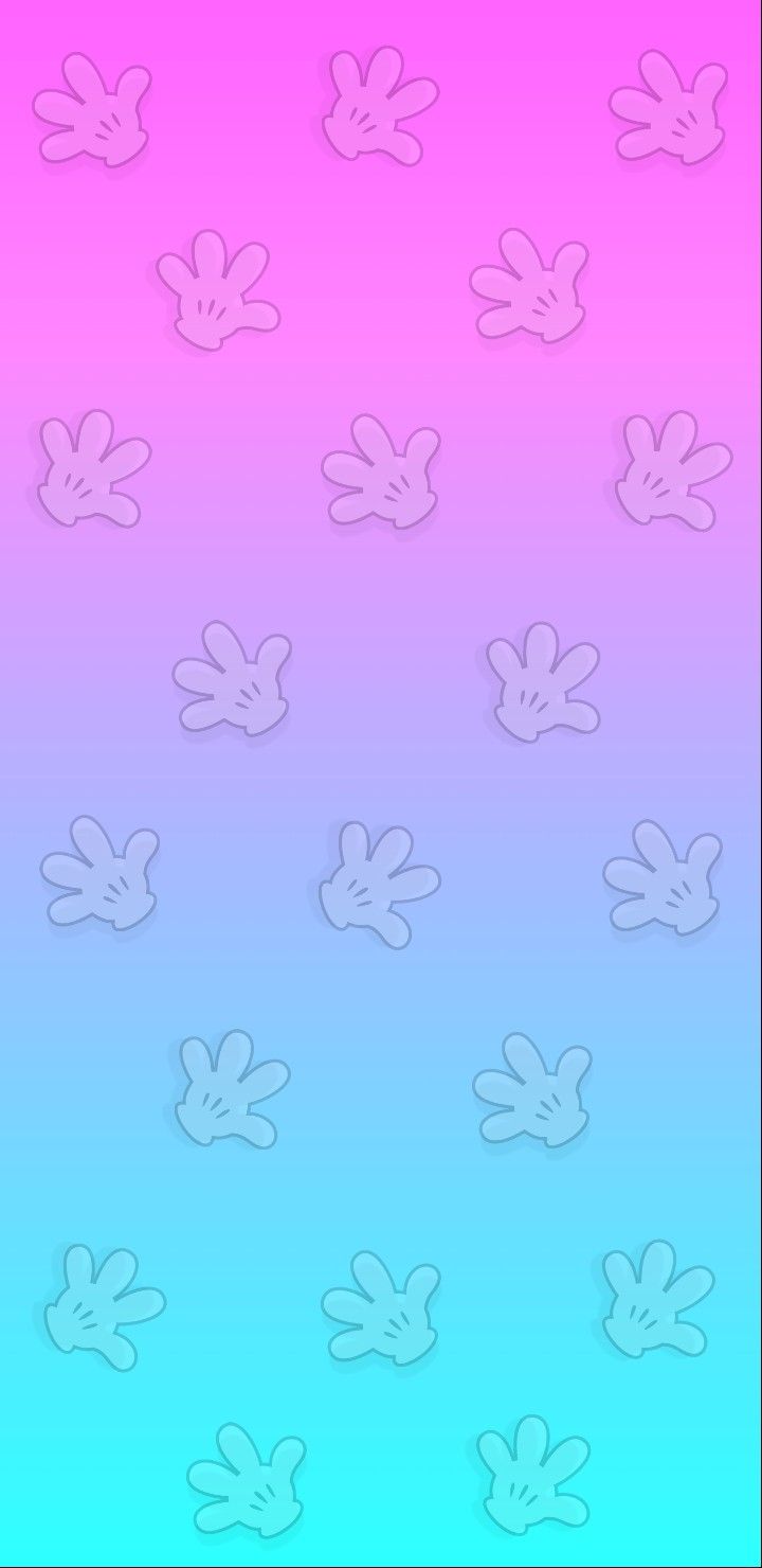 Mickey Mouse Blue Background