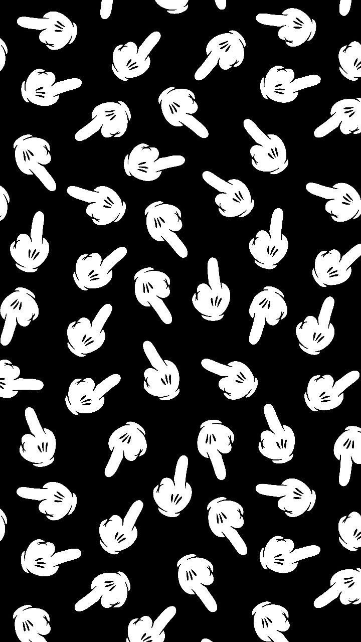 Mickey Mouse Dope Hands Wallpapers