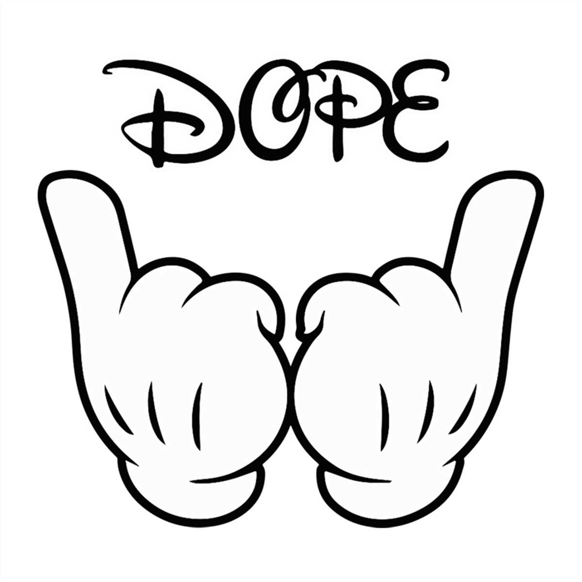 Mickey Mouse Dope Hands Wallpapers