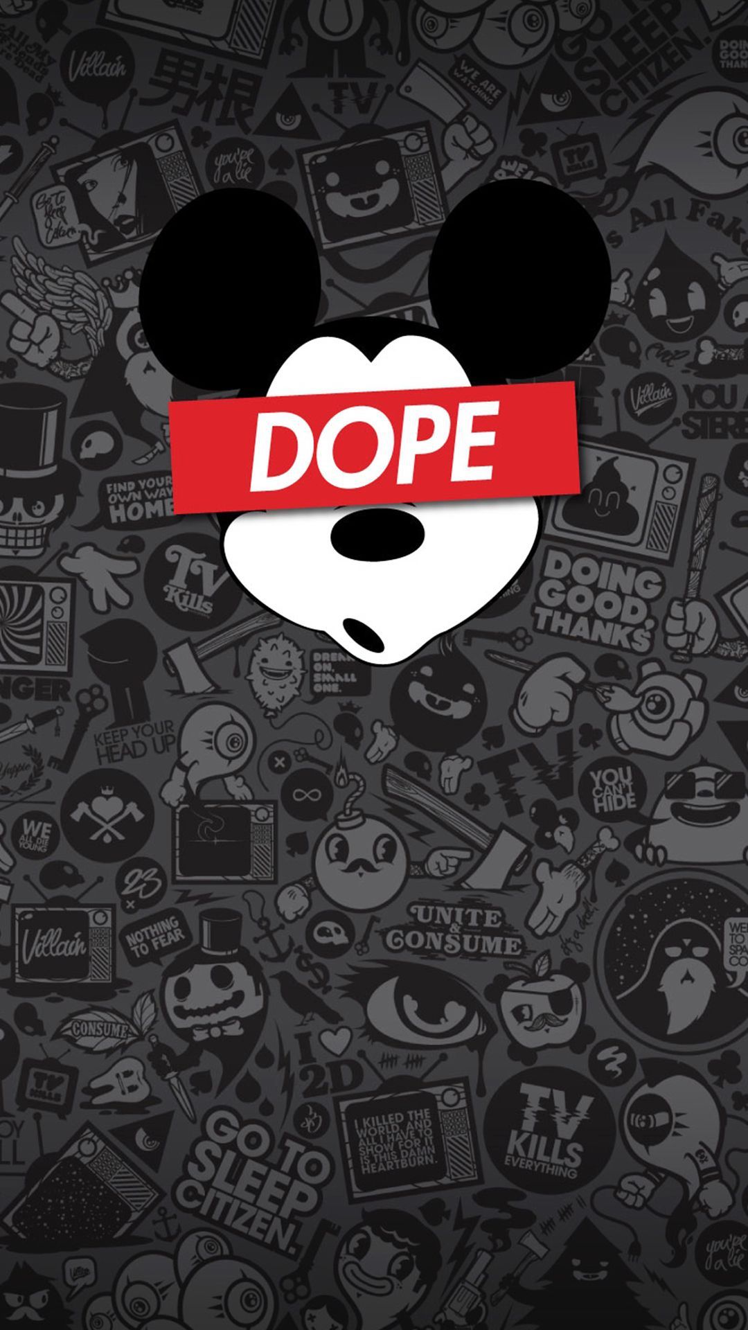 Mickey Mouse Dope Obey Wallpapers