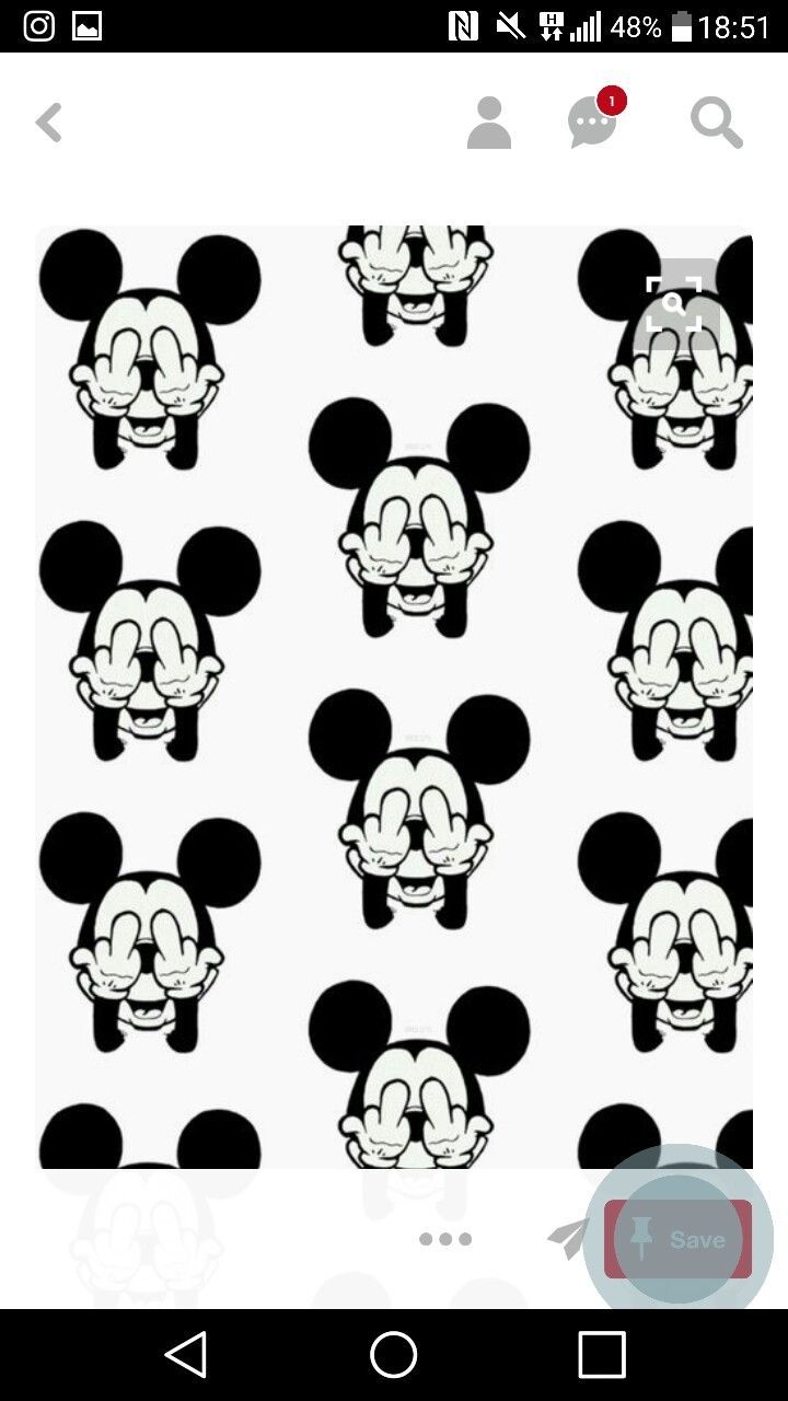 Mickey Mouse Flipping Off Wallpapers