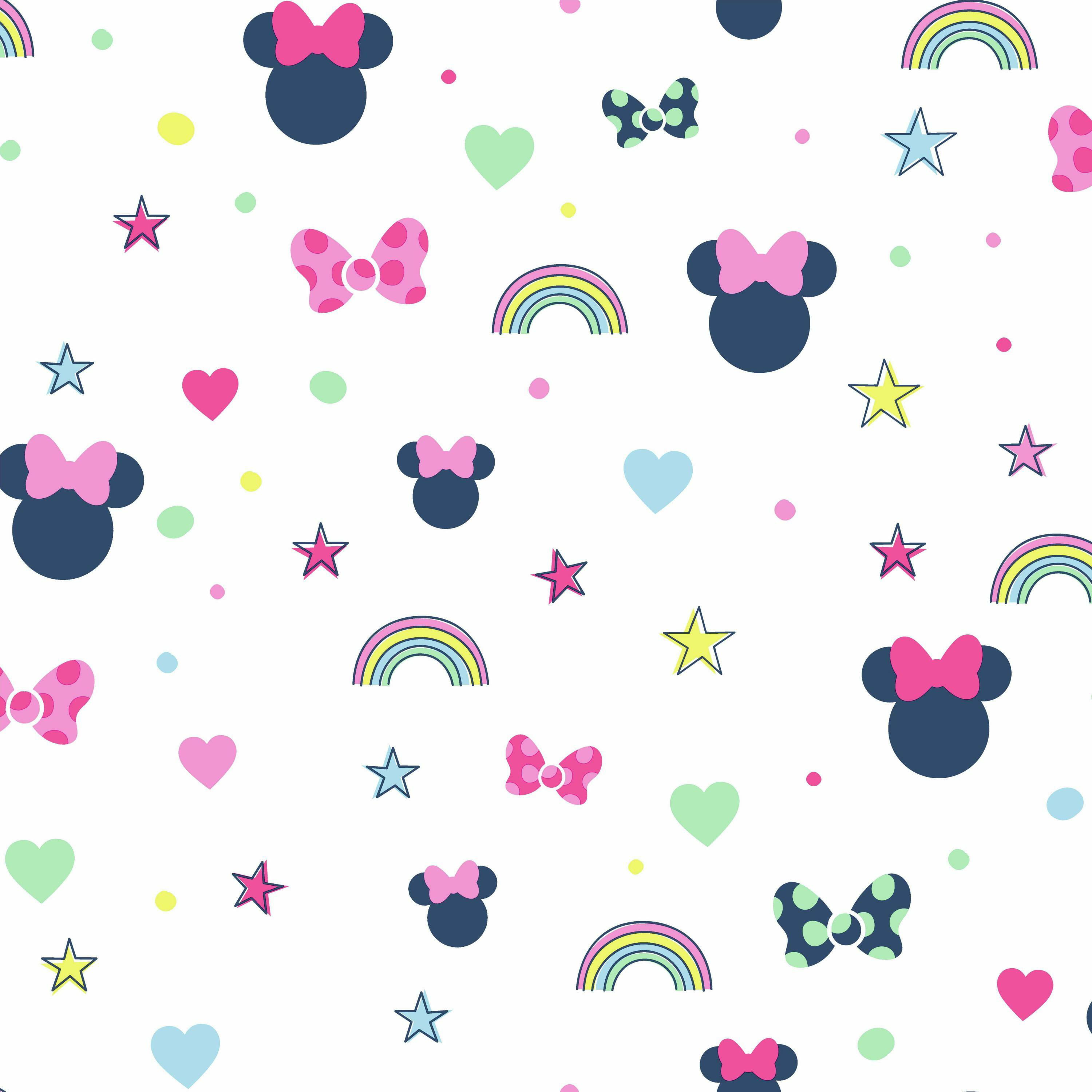 Mickey Mouse Head Pattern Wallpapers