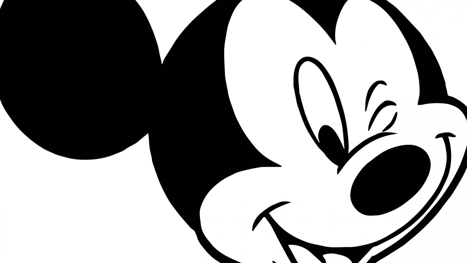 Mickey Mouse Minimal Logo Art Wallpapers