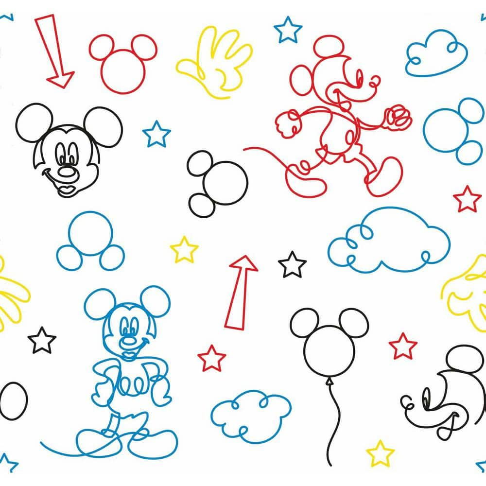 Mickey Mouse Minimal Logo Art Wallpapers