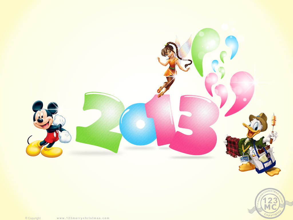 Mickey Mouse New Year Wallpapers