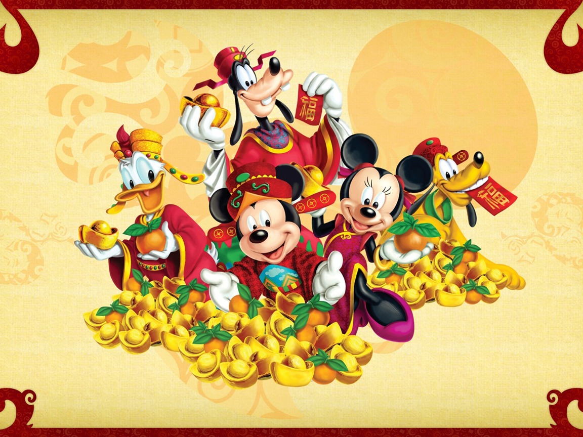 Mickey Mouse New Year Wallpapers