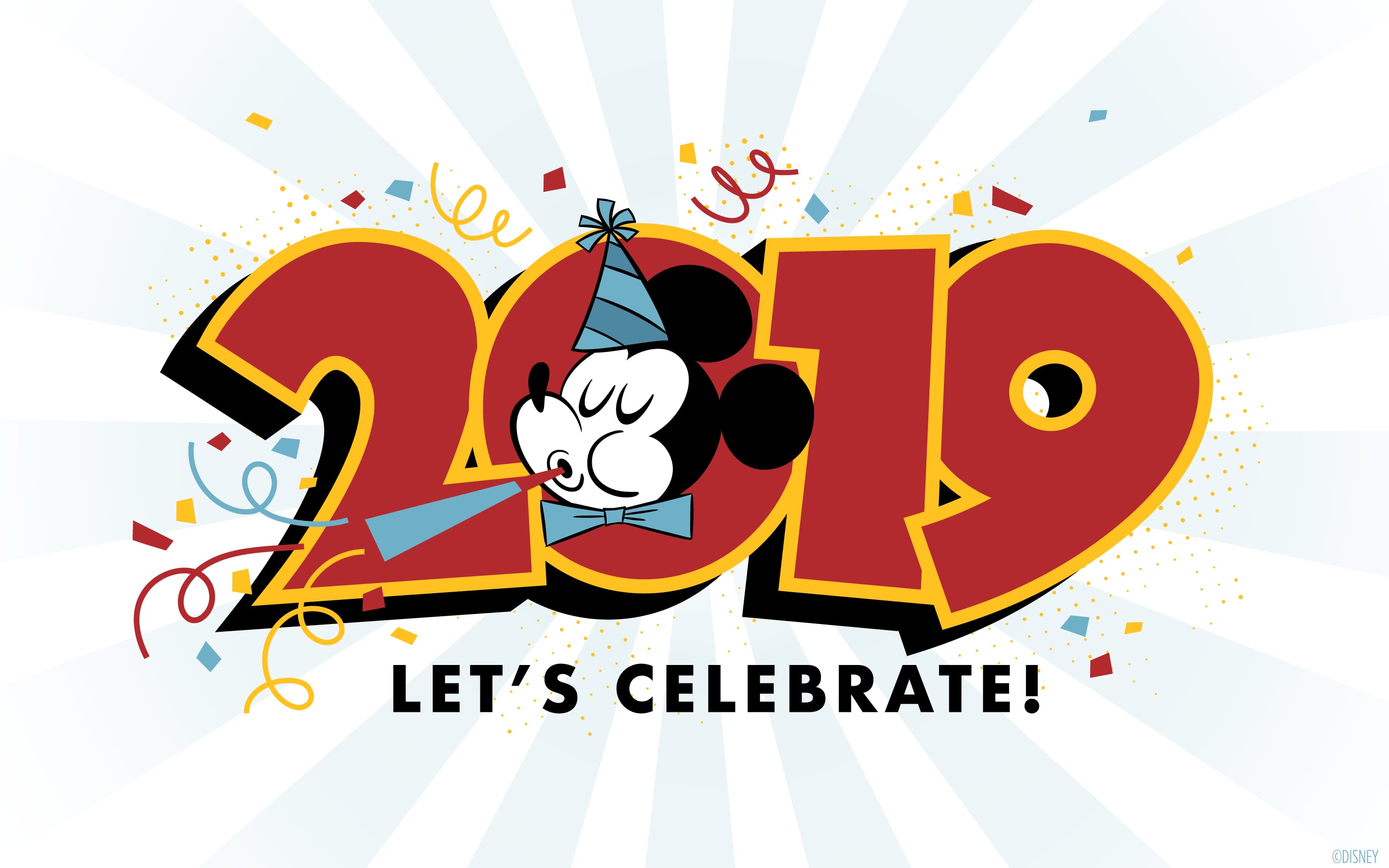 Mickey Mouse New Year Wallpapers