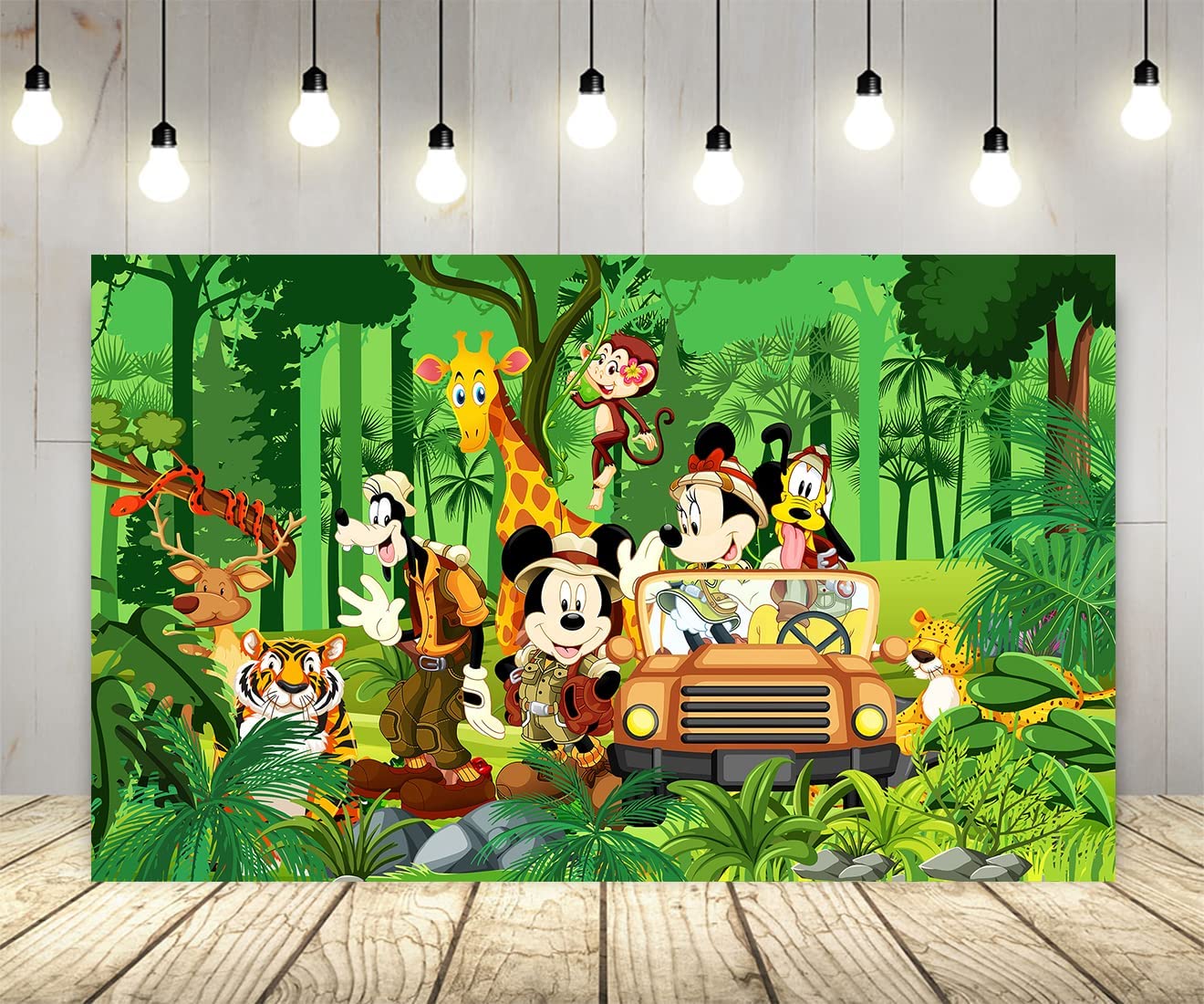 Mickey Mouse Safari Background